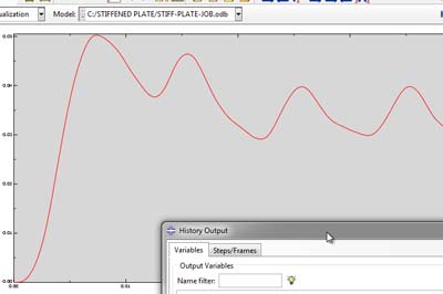 آموزش محاسبه تنش تسلیم صفحه تقویت شده تحت انفحار در آباکوس
